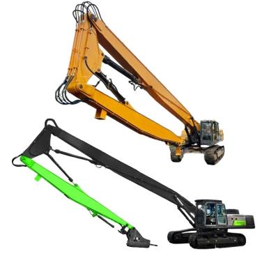 China 3 piece Heavy Duty Excavator Arm High Reach Demolition Equipment Boom for sale