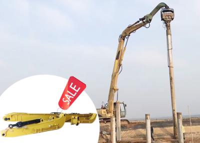 China Customized 20ton-24ton Excavator Pile Driver Arm 11m 12m for sale