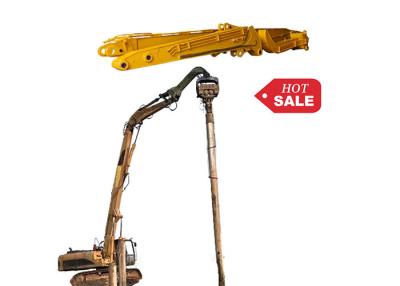 China 24M High Pile Height Excavator Piling Arm Long Reach For Cat Hitachi Komatsu for sale