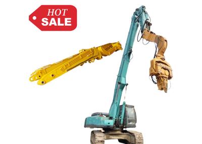 China Customized Color Excavator Pile Driving Boom Arm With Hammer Auger Attachment for sale