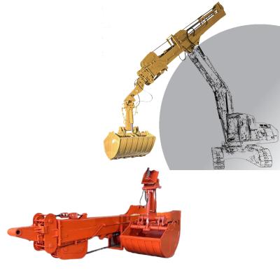 China Excavator Accessories Telescopic Dipper Arm BS900E Q355B Material Three Section for sale