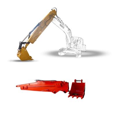 China Q355B Excavator Extension Arm Telescopic Boom Hydraulic Sliding Arm For Deep Wells for sale