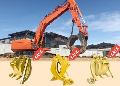 China High Effective Excavator Mechanical Grapple Wear Resistant Customized Color for sale