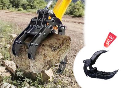 China Longer Life Span Mechanical Stone Grapple For CAT HITACHI KOMATSU SANY for sale