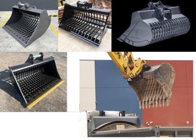 China 1 ton 0,5cbm Bouwwerk Excavator Skelet Bucket For Cat Hitachi Komatsu Te koop