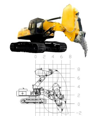 Cina Avanguardato Potente Excavator Ripper Arm per la rottura di roccia e la lavorazione di scisto in vendita