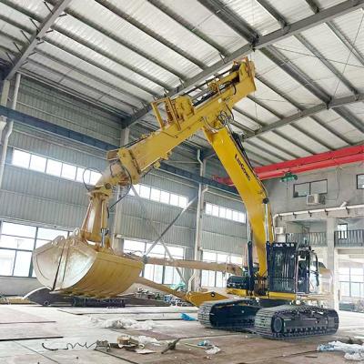 China Teleskopische Bohrmaschine mit Grab Clamshell Eimer für Katze hitachi komatsu zu verkaufen