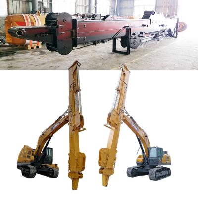 China Excavator Telescope With Clamshell Bucket Grapple For Grabbing Sand Soil Silt for sale
