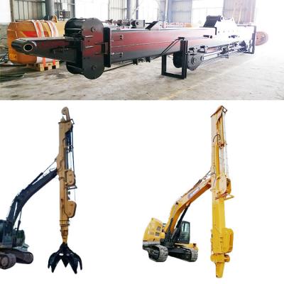 China Clamshell Telescopic Arm With Clamshell Bucket Grapple Digging House Foundation for sale