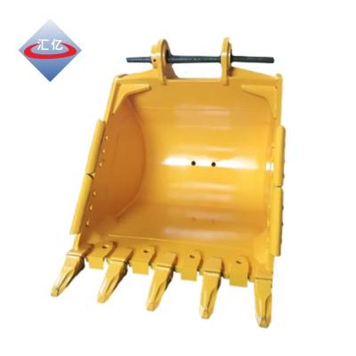 China CNC 1 Cube Heavy Duty Excavator Buckets ISO9001 CNC Backhoe Rock Bucket for sale