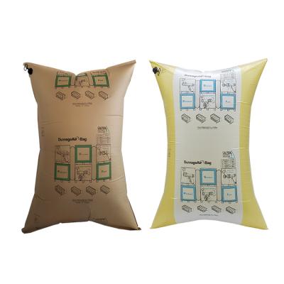 China AAR Reusable Transport Kraft Paper PP Woven Air Dunnage Protective Inflatable Bags for sale