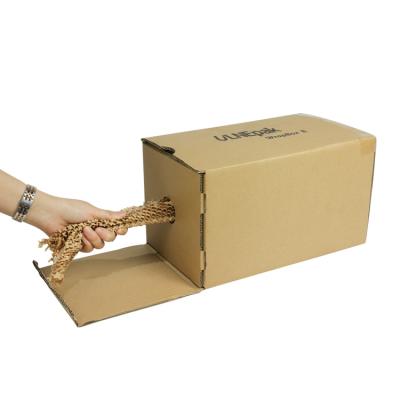 China Recyclable ULINEpak Zero Fill Kraft Paper Honeycomb Wrapping Dispenser for sale