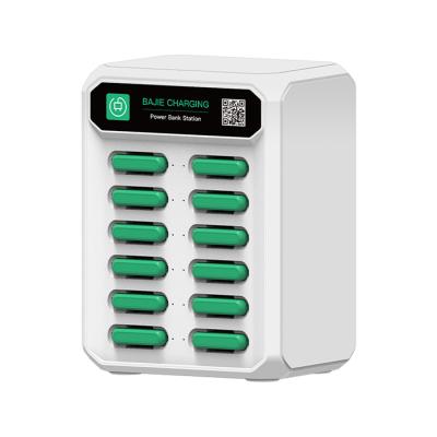 China Filre Resist Power 12 Multifunction Port Bank Station Rental Charger With APP System for sale