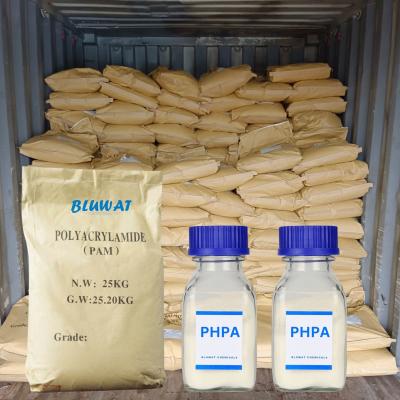 China PHPA Partially Hydrolyzed Polyacrylamide Polymer Flocculant For Drilling Muds Reduce Fluid Loss for sale