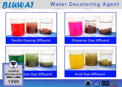 China Liquid Water Decoloring Agent Effluent Treatment Chemical For Color Remove COD Decrease for sale