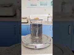 Cleaning Wastewater Treatment Jar Test | Coagulant & Flocculant