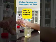 Kitchen Wastewater Treatment by Flocculants and Coagulants Kitchen Effluent Treatment