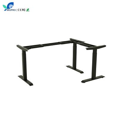 China WuPro electric lifting adjustable desk (height) table stehender Schreibtisch office standing desk sta position adjustable frame desk for sale