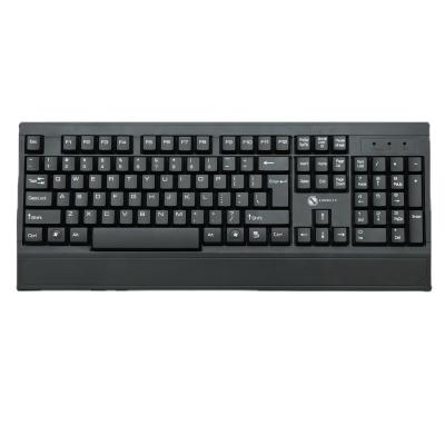 China 807 Anti-Ghosting USB Keyboard Wired Limei Business Office Computer Hand Rest Broadband Keyboard for sale