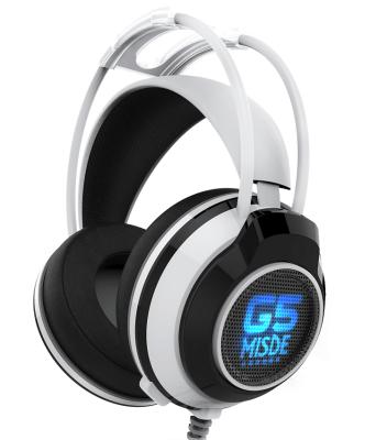 China 2021 New Headband Earphone Noise Canceling Colorful LED Gaming Headset For Computer for sale