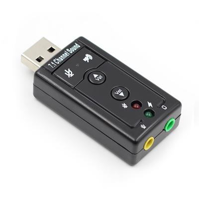 China Audio Driver 7.1 Channel Microphone In And 3.5mm Speaker Out Of 7.1 USB External Sound Card 7.1 for sale