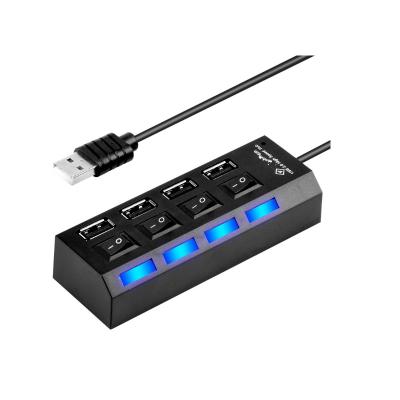 China Desktop LAPTOP with independent power switch buttonfor charging laptop desktop extension 20 4 port usb2.0 hub for sale