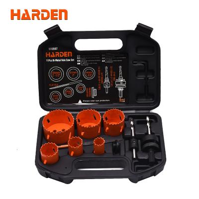 China HSS Harden 11Pcs HSS Top Quality Bimetal Hole Saw Set for sale