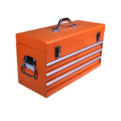 China High Quality 532X221X286MM Household Tool Kit Chest Tool Box Case With 3 Drawer for sale