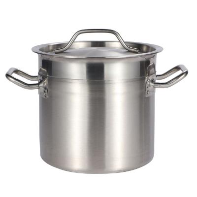 China Sustainable Stock Style 05 Stainless Steel Cooking Pot With Composite Bottom M SIZE for sale