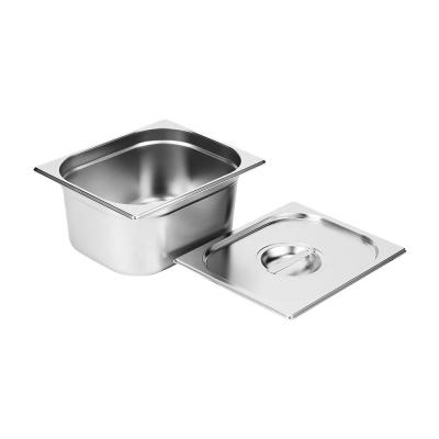 China Kitchen/Food Stock 1/2 GN Pan Europe Stainless Steel Maker Kitchen Europe Style SS201 for sale