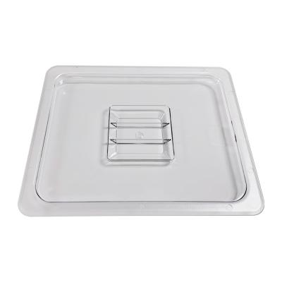 China 1/2 PC Gastronorm Container Food Pan GN Kitchen/Current Pot Pan Cover Kitchenware Plastic Polycarbonate for sale