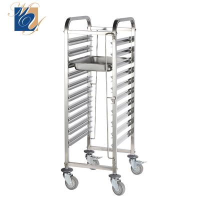 China Kitchen STAINLESS STEEL food cart for sale