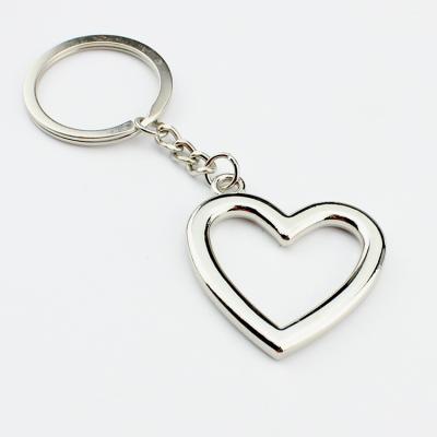 China Metal Heart Shape Valentine's Day Key Chain Stainless Steel Alloy Key Chain Novelty Key Chain for sale