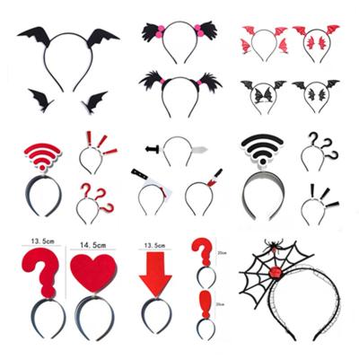 China Funny Plastic Devil Horn Headband Ghost Headband Festival Supplies Party Decoration Hairpin Halloween Hairpin Kitchen Knife Hair Accessories for sale