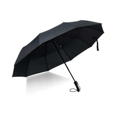 China Folding High quality 10 Ribs Windproof Automatic Folding Travel Rain Umbrella for sale