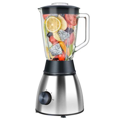 China Household 1.5L Jar Stainless Steel Glass Home Blender for sale