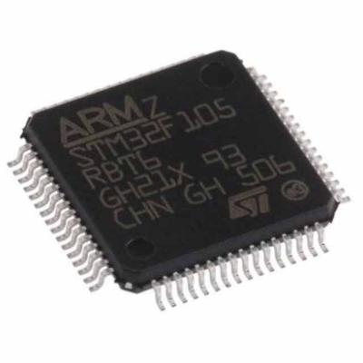 China - ARM Stm32f1 M3 RISC 128Kb 2.5V/3.3V Flash 64-Pin Lqfp Tray Ic Chip Stm 32f105rbt6 32 Bit Original Brand New Stm32f105 Mcu for sale