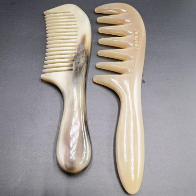 China Naturally Eco-friendly OX Buffalo Horn Comb OEM ODM for sale