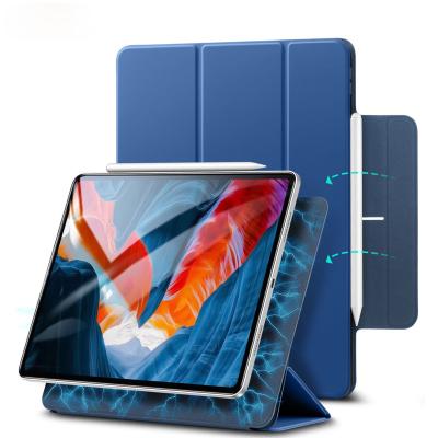 China Reliable Automatic Sleep / Wake New Tablet Case For iPad Pro 12.9 2021 Case With Magnetic Stand And Pencil Holder for sale