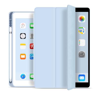 China Shockproof Waterproof Dustproof Cover For iPad Mini 5 Case With Pencil Holder Soft Silicone And PU Leather Smart Auto Sleep And Wake For Kids for sale