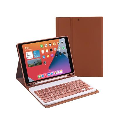 China Fanshion HOT SALE Wireless Keyboard Case with Pencil Holder PU Leather Case for iPad mini 1 2 3 4 5 Keyboard Case Cover for sale