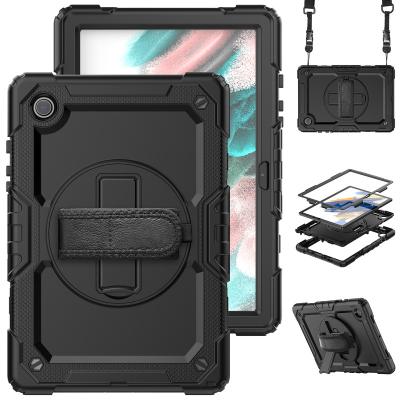 China Wholesale Silicone Case For SAMSUNG TAB A8 10.5 X200/X205 2021 Rugged PC Cover With Hand Strap Tablet Case For SAMSUNG TAB A8 10.5 X200/X205 2021 for sale