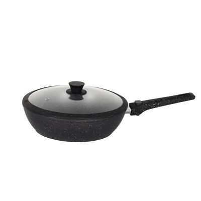 China Sustainable Factory Manufacture Aluminum Non Stick Pop Up Pan For UK Market for sale