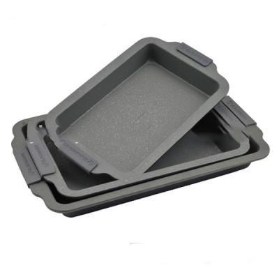 China New Disposable Customized Aluminum Nonstick Stone Mold for sale