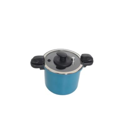 China New Design Low Sustainable Ceramic Marble Pressure Cooker With Removable Handle for sale