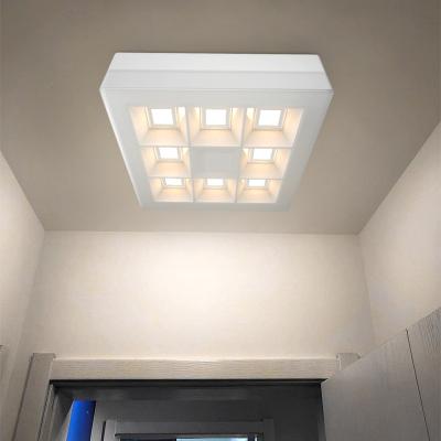 China Modern Flush Mount Square Home Lighting Indoor Motion Sensor Led Ceiling Lights For Living Room Bedroom for sale