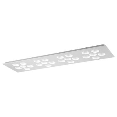 China Modern Commercial Led Aluminum Ceiling Troffer Panel Light Canopy Troffer Light Fixture Recessed Backlit Led Troffer Fixture for sale