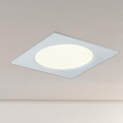 China Modern Recessed Ultra Thin Led Round Panel Lights Ceil Led Light Panels For Workshop Outdoor Office for sale