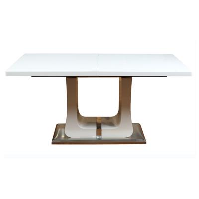 China Rural Table Foldable Dining Table Frame Natural Extendable Support for sale