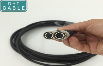 China Ultra Flex Hirose-Kabel voor Industriële Analoge Camera met de Schakelaar van HR10A Hirose Te koop